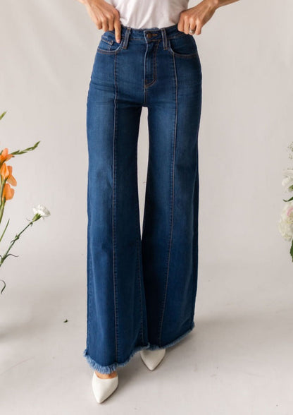 The Loretta Flares in Medium Wash