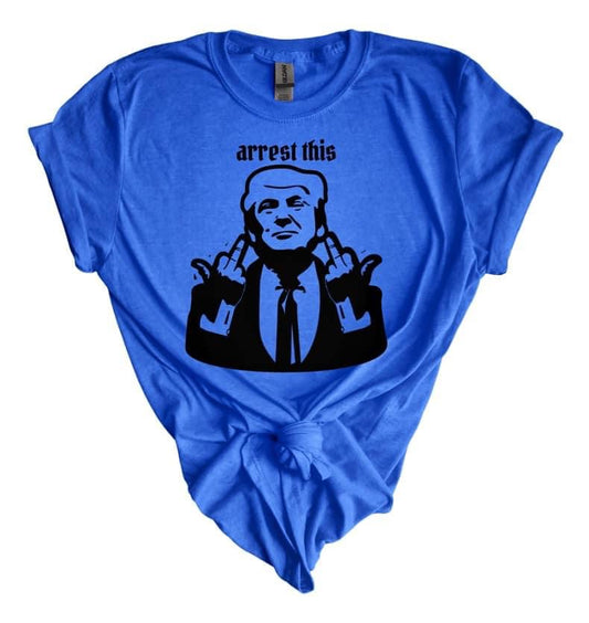 Blue Arrest This Tee