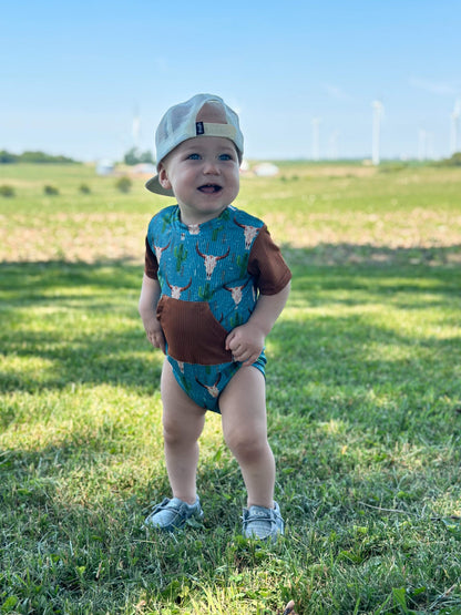 Western Steerhead Romper