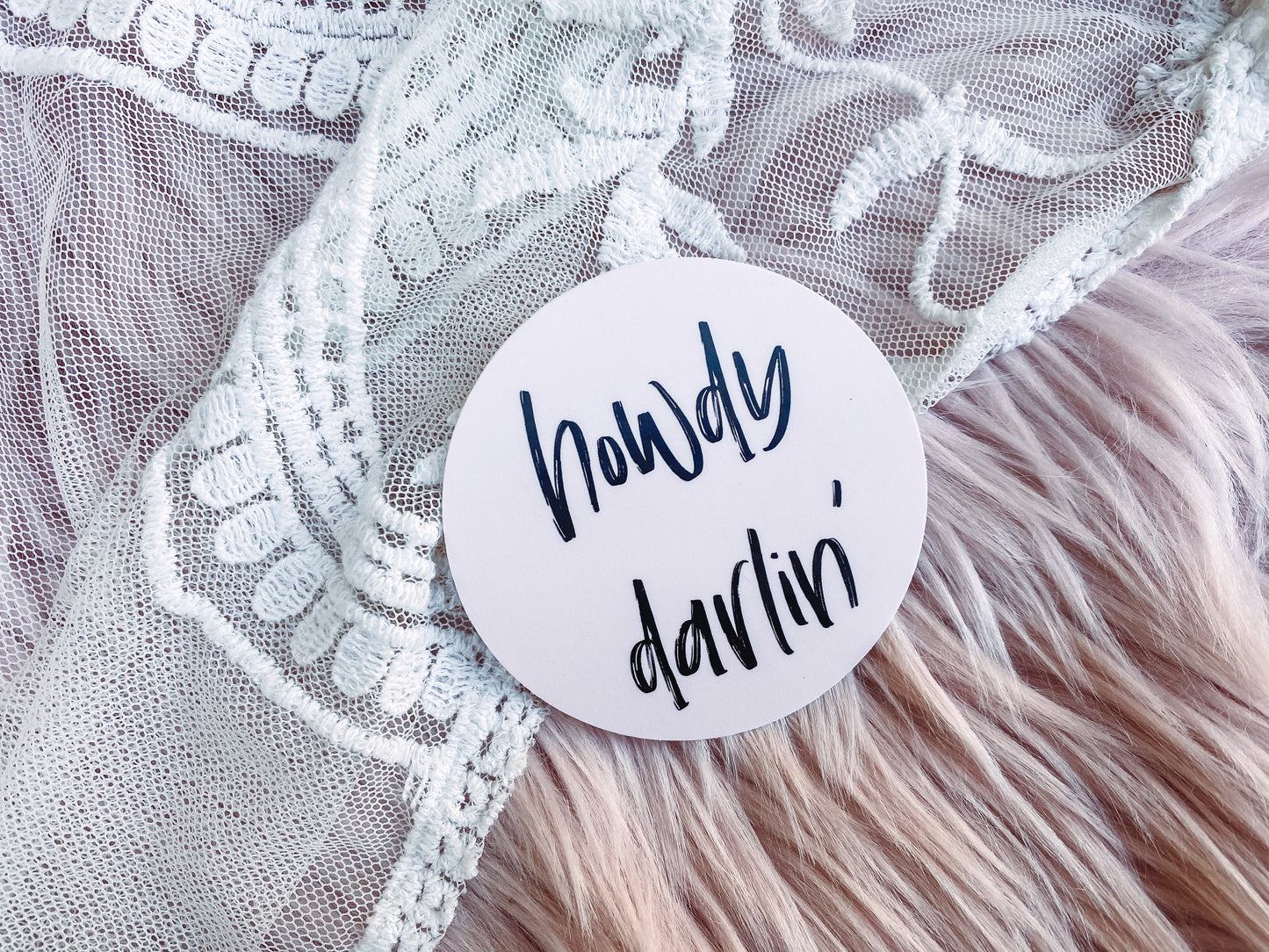 Howdy Darlin' - Sticker