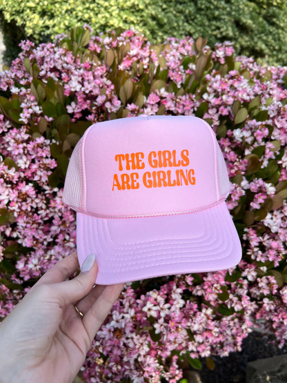 Girls Are Girling Trucker Hat