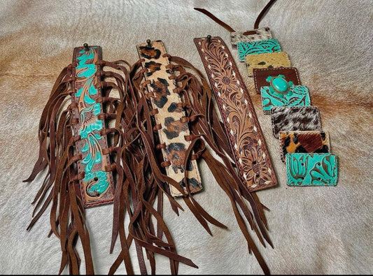 Tooled Leather Bracelets