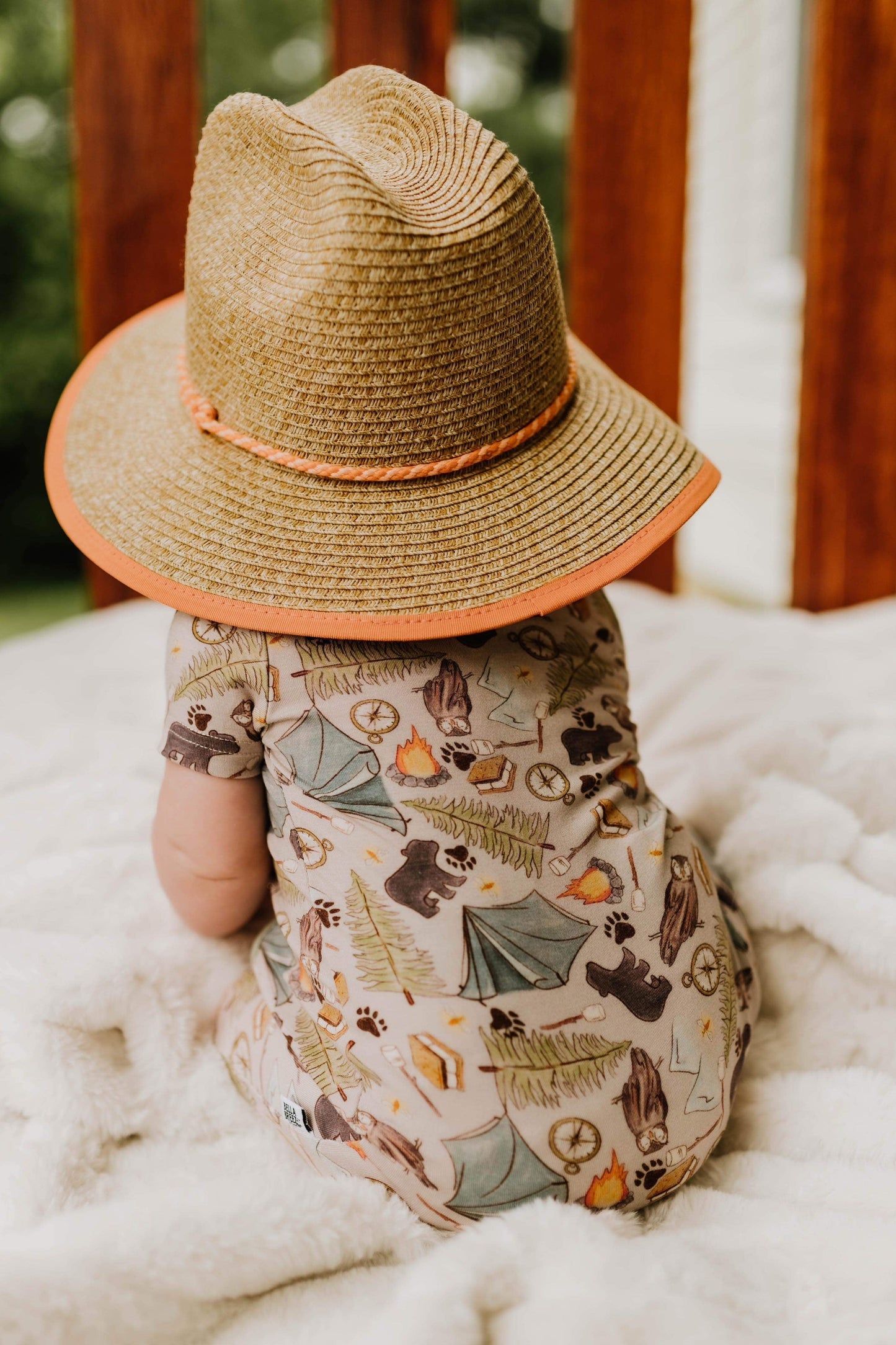 Camping Bamboo Shortie Romper (FINAL SALE)