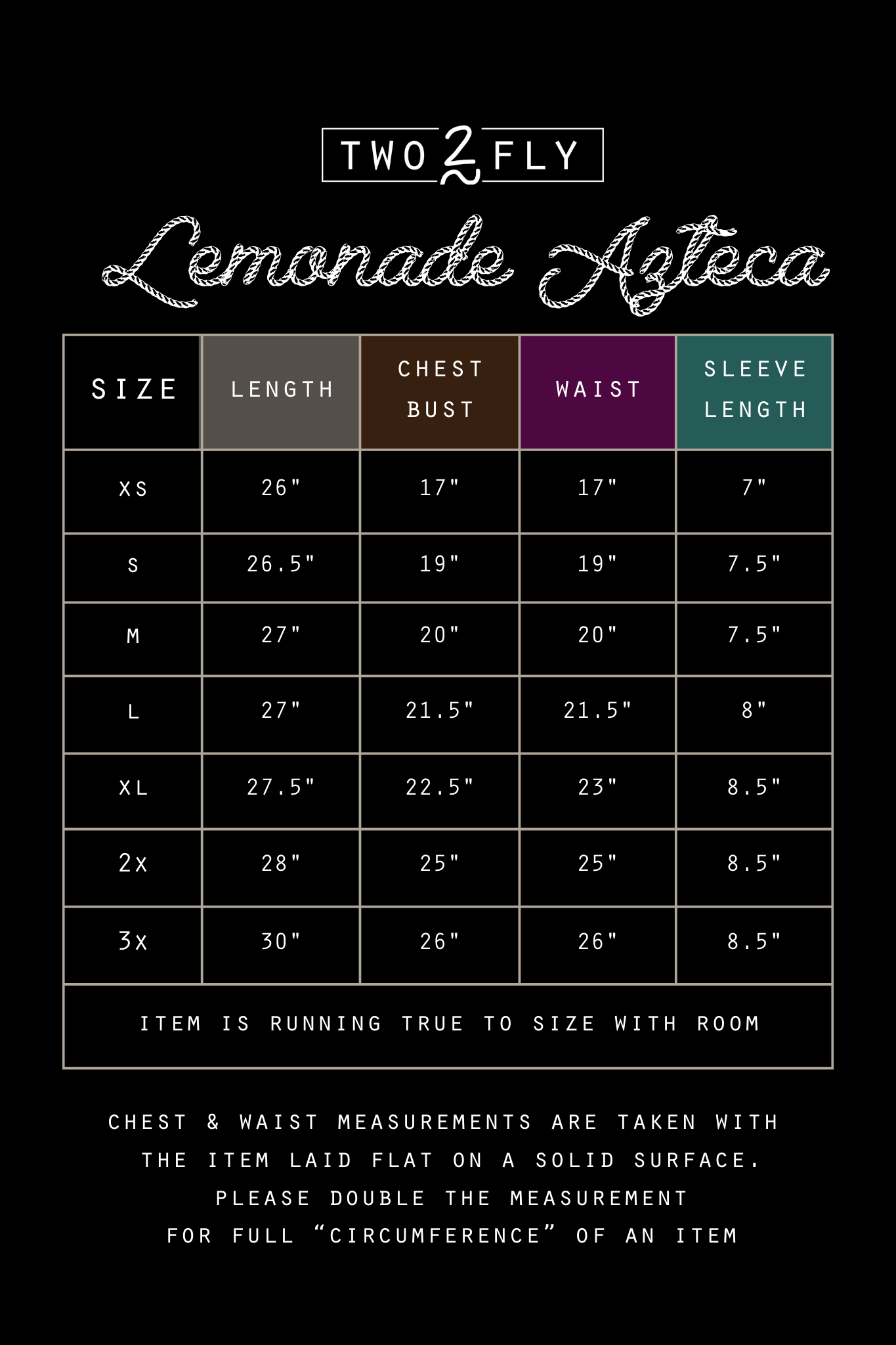 LEMONADE AZTECA [S ONLY]