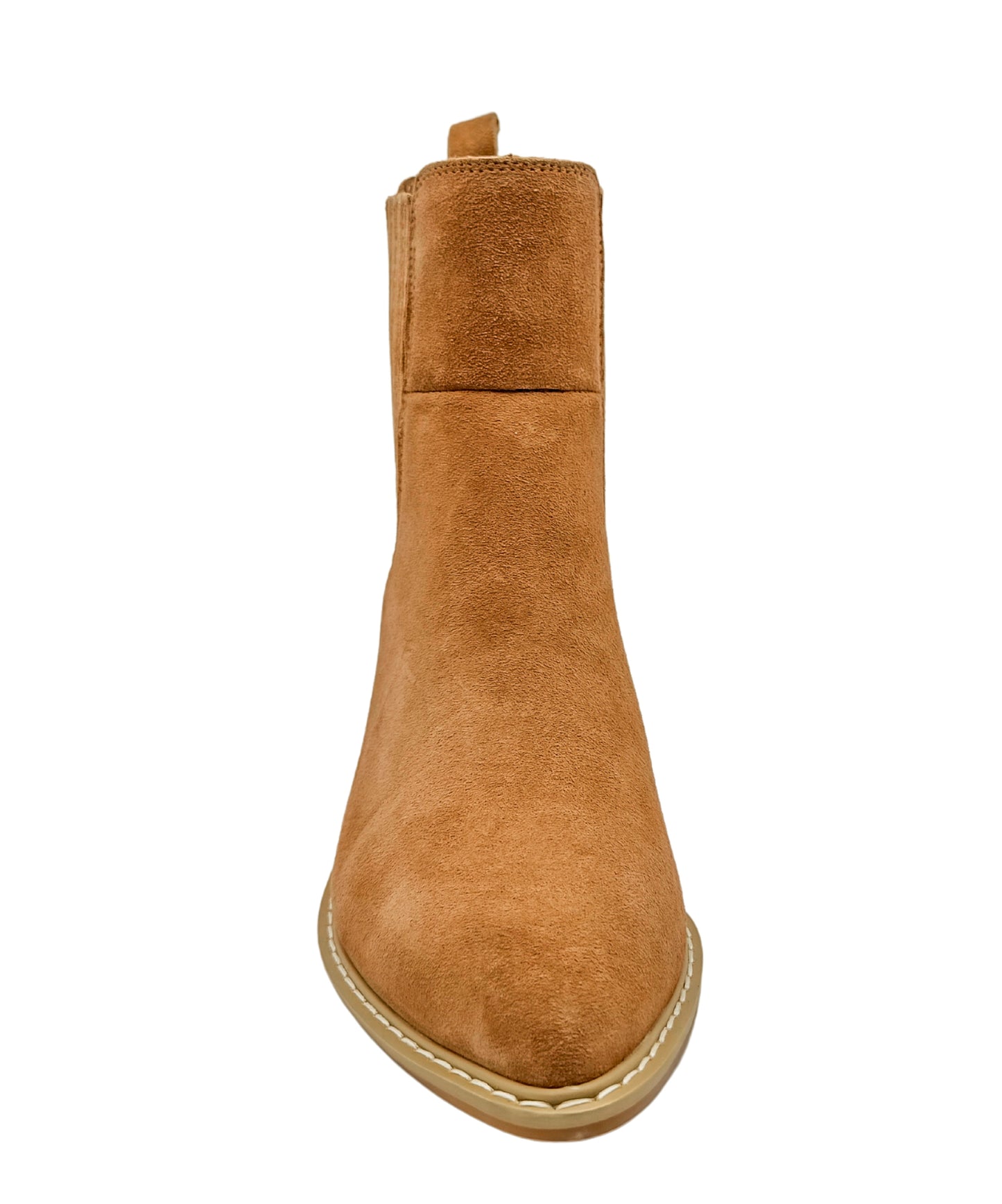 Leonor Suede Ankle Boot in Tan