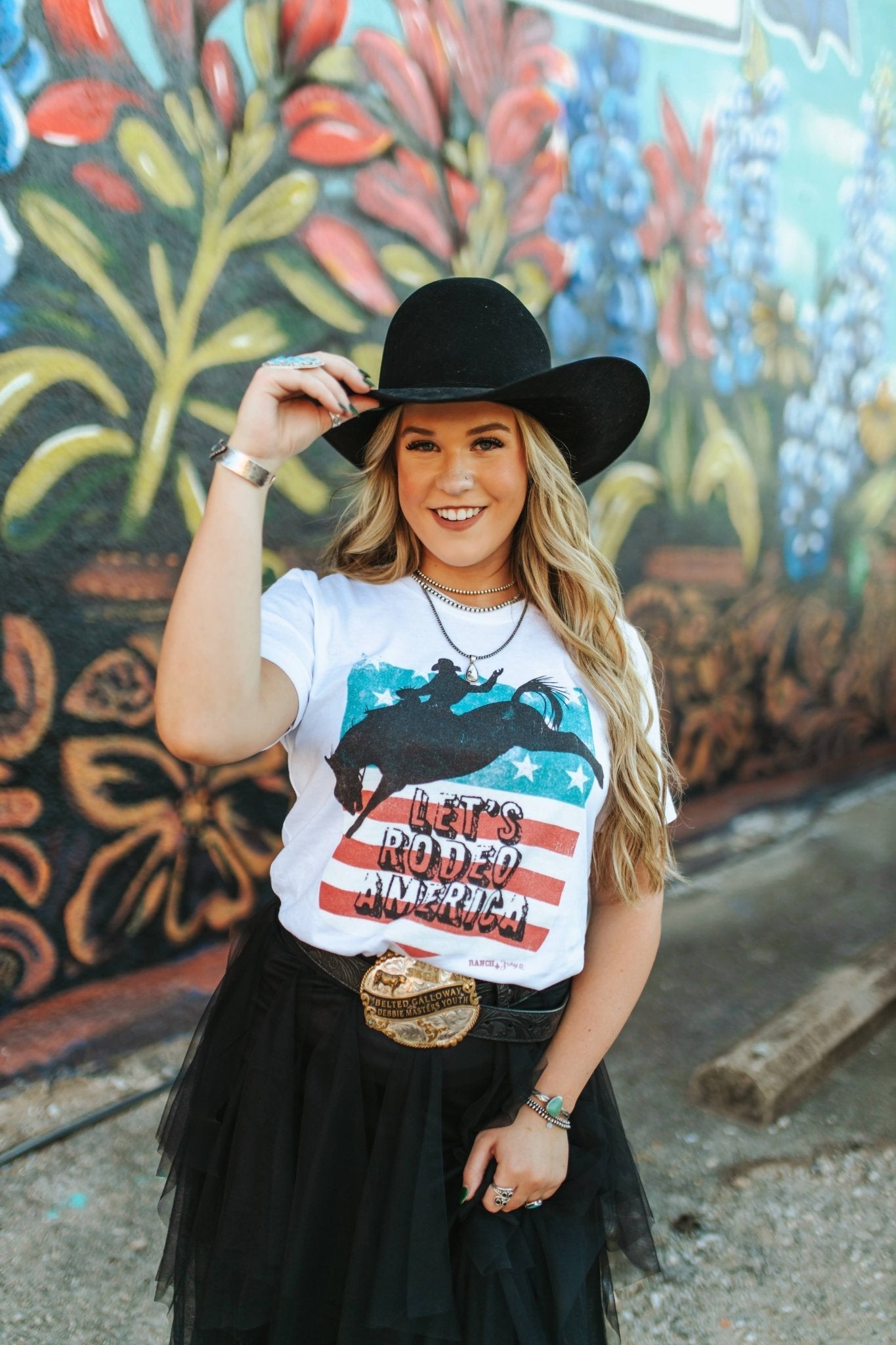 Let's Rodeo America Graphic Tee