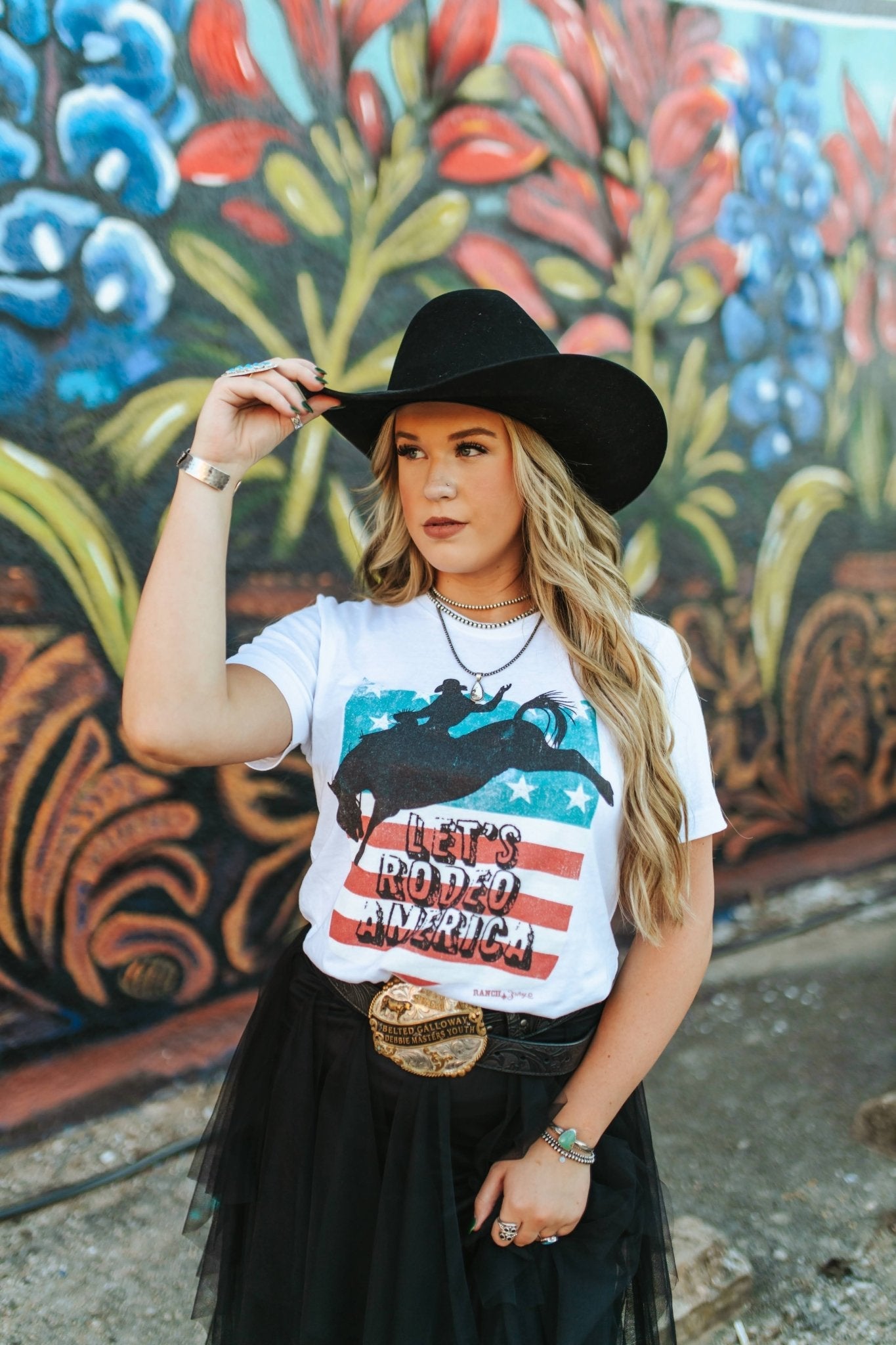 Let's Rodeo America Graphic Tee