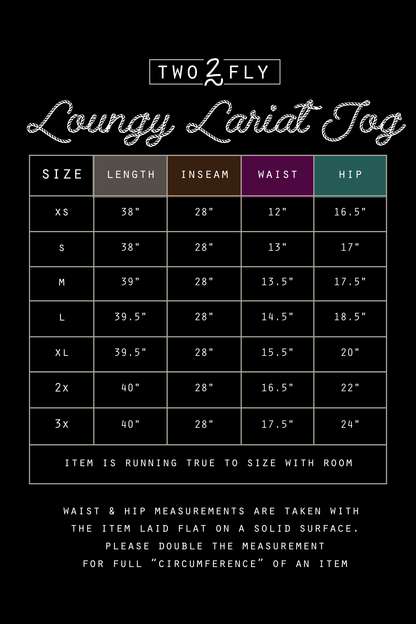 LOUNGY LARIAT JOGGERS *BOOT SCOOT