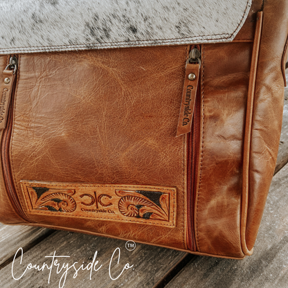 Magdalene Cowhide Concealed Carry Bag by Countryside Co.