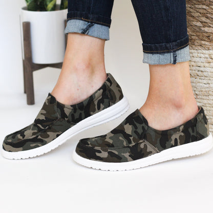 Not Rated Maya Sneakers in Camo - Rural Haze