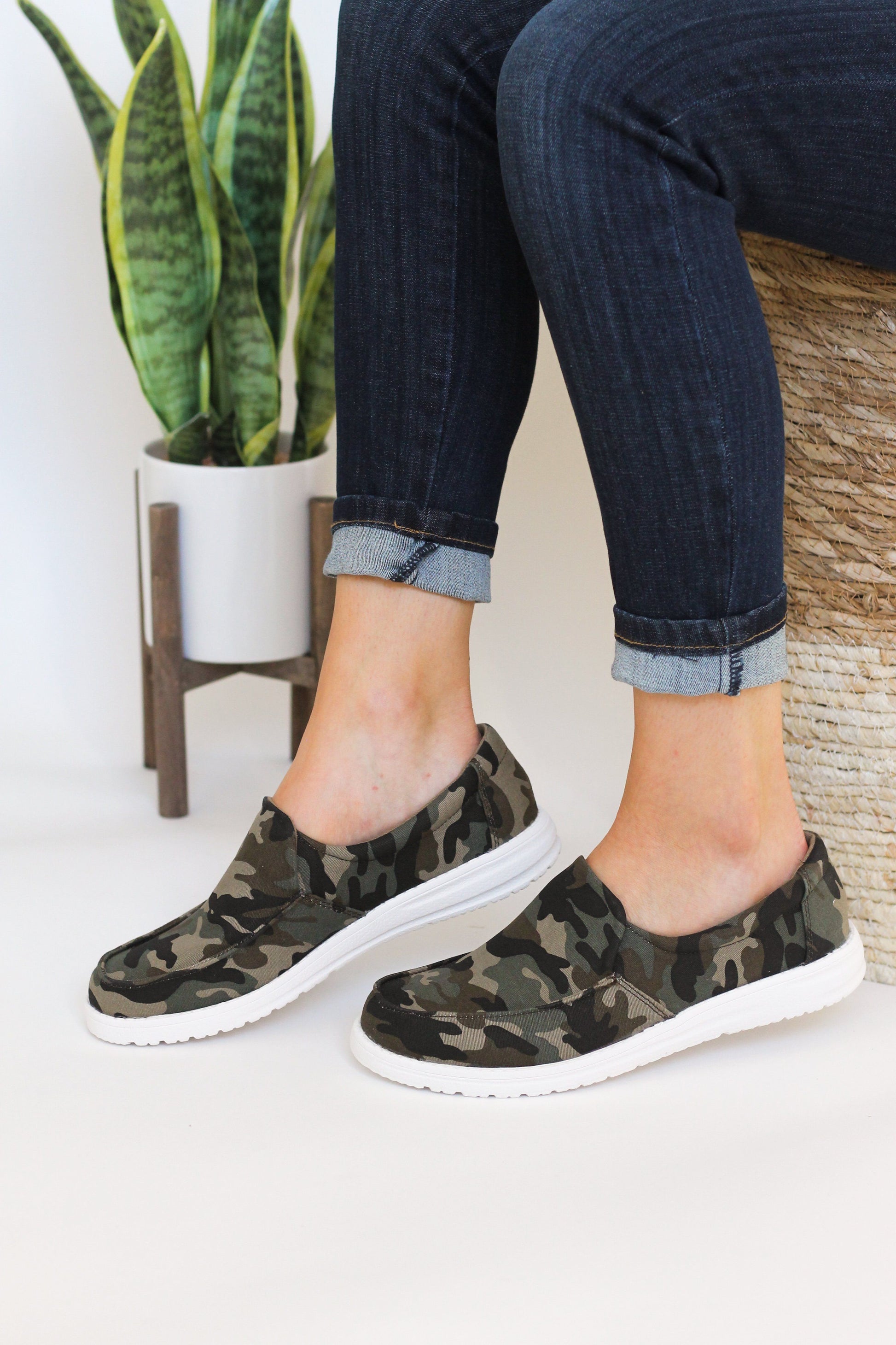 Not Rated Maya Sneakers in Camo - Rural Haze