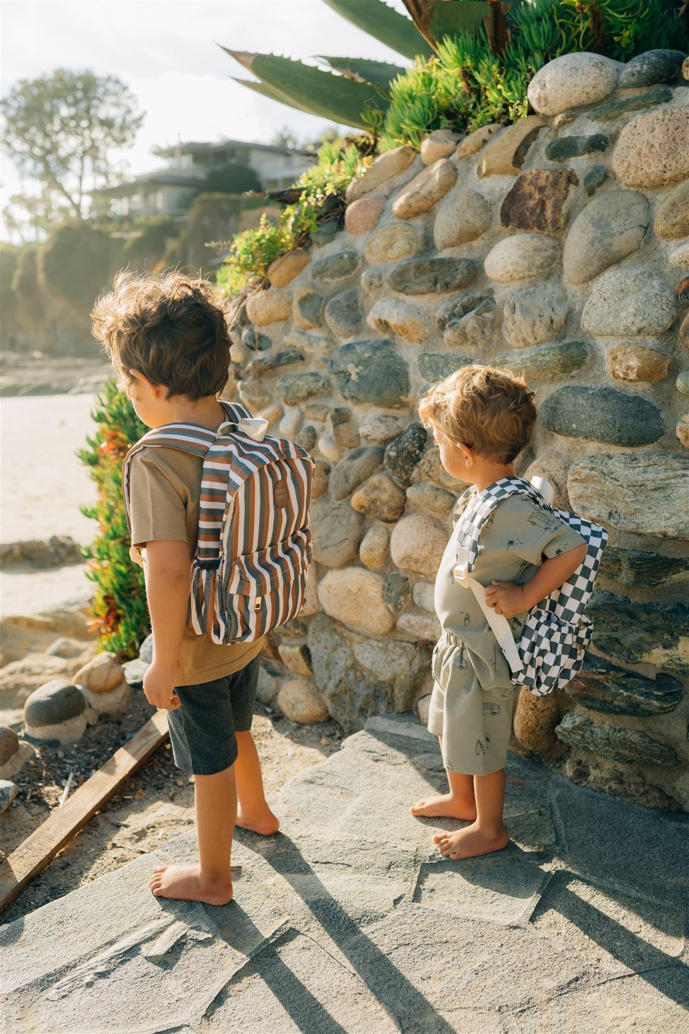 Sunset Stripes Mini Backpack