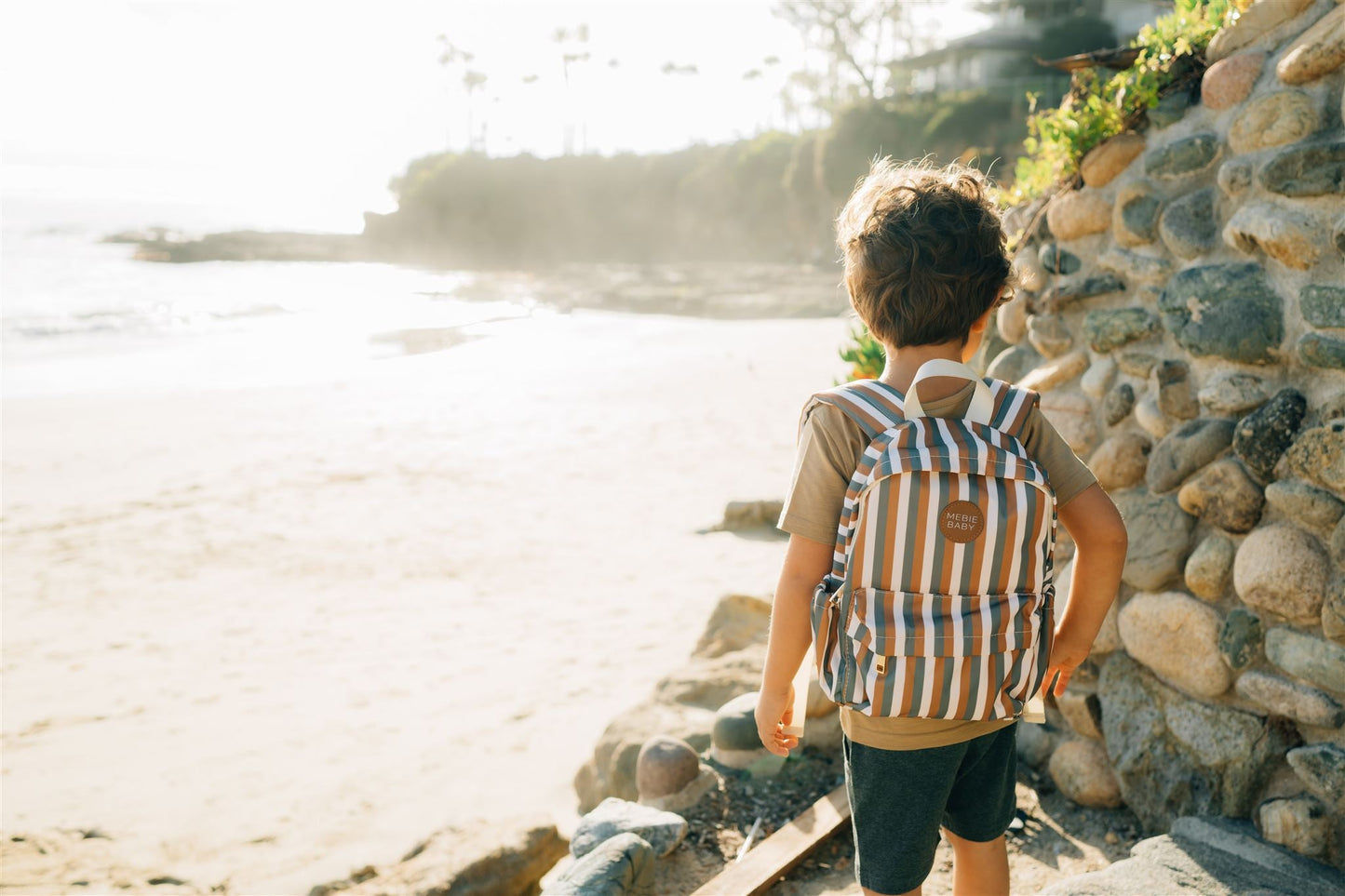 Sunset Stripes Mini Backpack