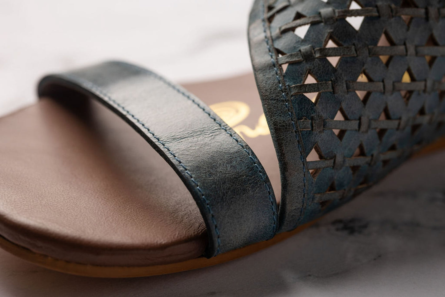 Nora Sandals in Teal