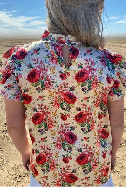 PORCELAIN PETALS TOP