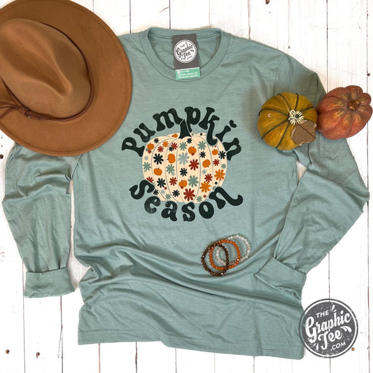 Pumpkin Season Long Sleeve Tee