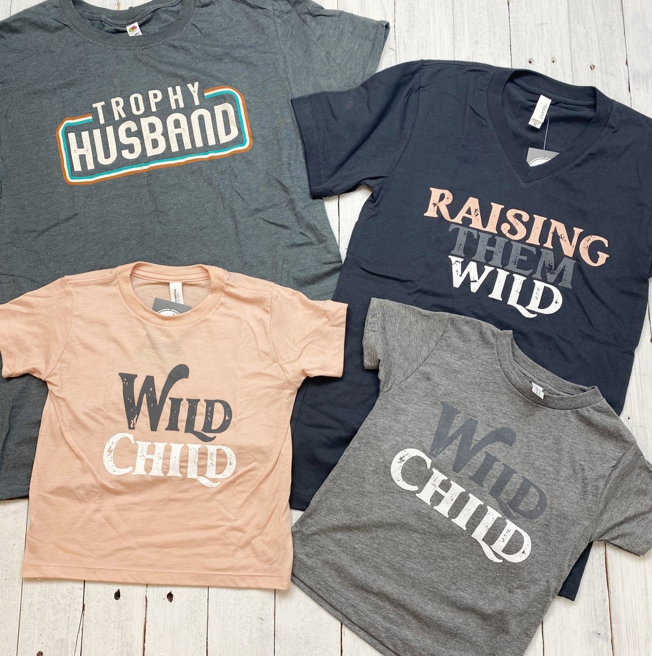 Raising Them Wild V-Neck Tee