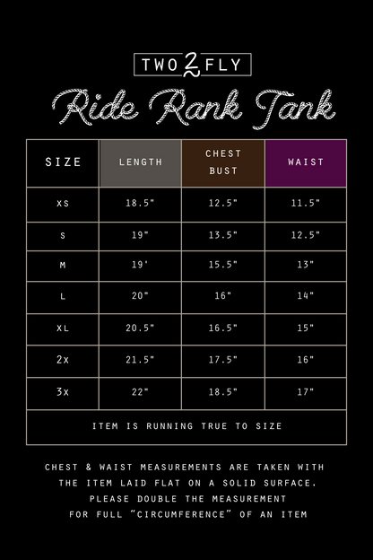 RIDE RANK TANK