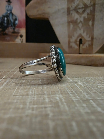 DAVID MORRIS SONORAN GOLD TURQUOISE RING