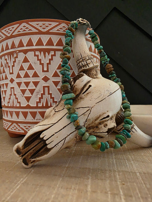 VALARIE JOHNSON TURQUOISE ANKLET LARGE BRACELET