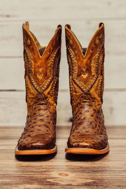 Safari Trail Ostrich Boots by Corral