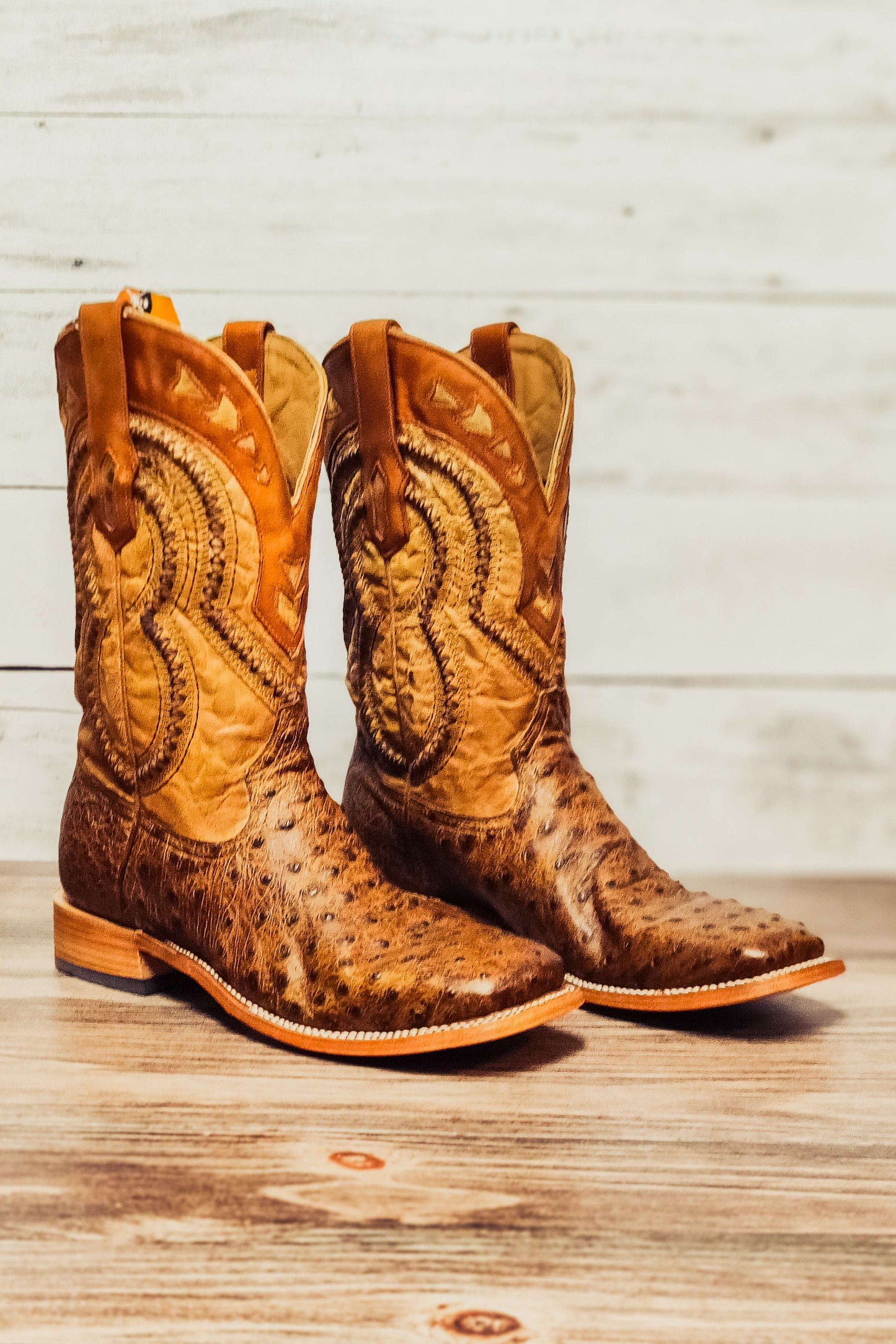 Safari Trail Ostrich Boots by Corral