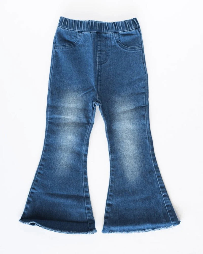 Sophie Denim Bell Bottoms - Dark Wash