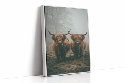 Gentle Giants Beneath Misty Skies