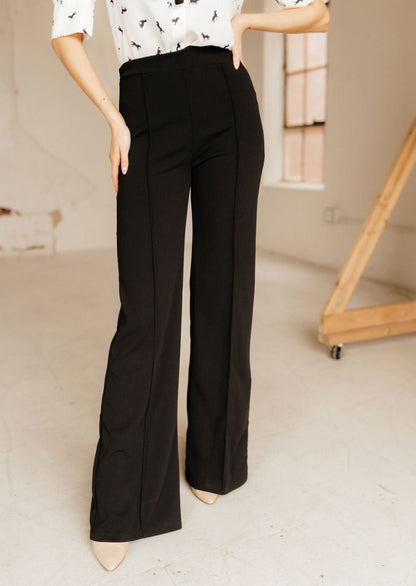 The Zoey Flare Trouser In Black